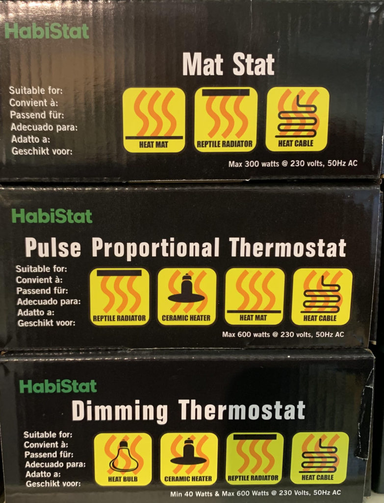 spotted python thermostats